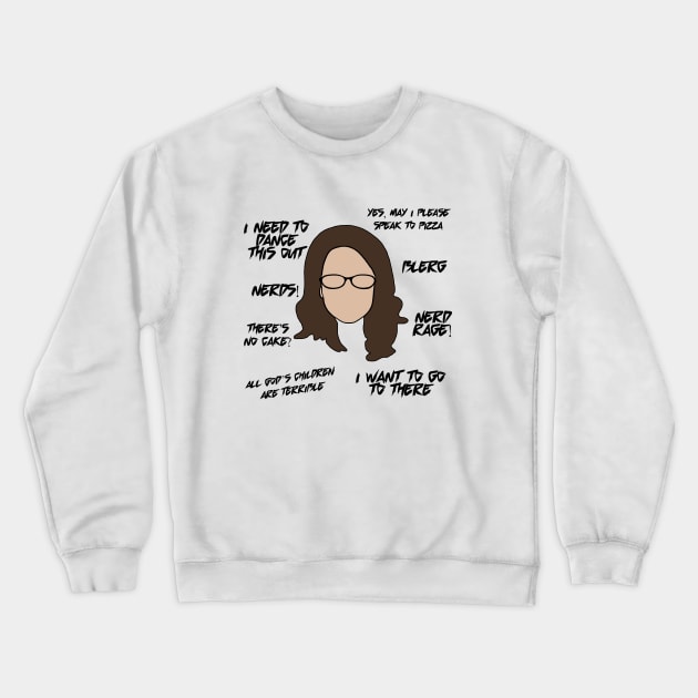 liz lemon Crewneck Sweatshirt by aluap1006